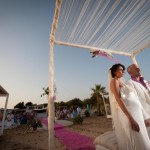 pergola matrimonio in spiaggia