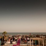 allestimento per matrimonio sulla spiaggia